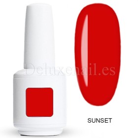 Esmalte Permanente Sunset American Creator, Coral neón anaranjado, 15 ml