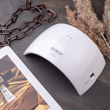 LED/UV Lámpara Sun 9c Original, 24 W, Blanco