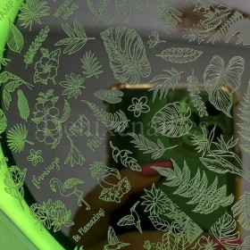 Placa Grande 02 Darstamp Tropical