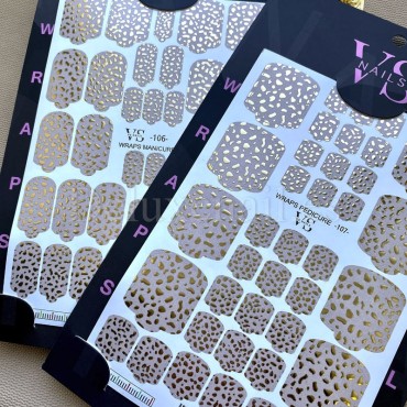 Pegatina Adhesiva Wraps Pedicure 107 VS