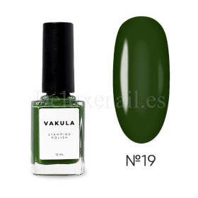 Esmalte Stamping Vakula 19, Verde, 12 ml