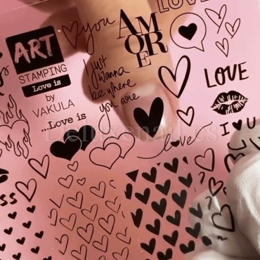 Placa Pequeña Love is Vakula