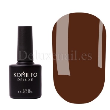 Base de color Hot Chocolate Komilfo, Marrón Chocolate, 8 ml