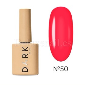 Esmalte Permanente Dark 50, Coral rosado neón, 10 ml