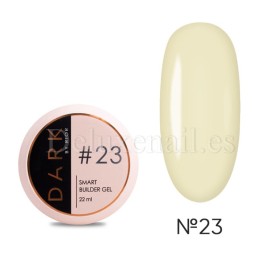 Gel constructor Dark Smart Builder Gel 23, Amarillo pastel, 22 ml