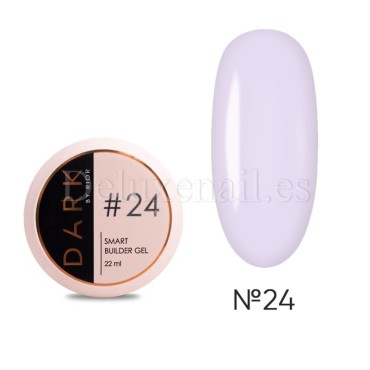 Gel constructor Dark Smart Builder Gel 24, Violeta pastel, 22 ml