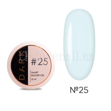 Gel constructor Dark Smart Builder Gel 25, Azul pastel, 22 ml