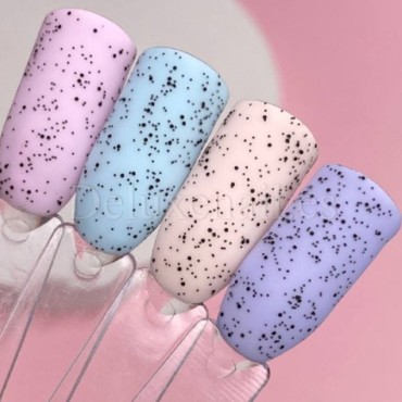 Top Mate sin pegajosidad Dots Mix Matte Dark, 10 ml