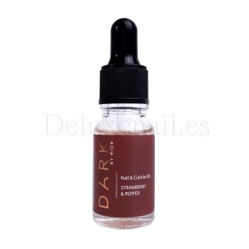 Aceite seco de cutícula con brillo Strawberry y Pepper Dark, 10 ml