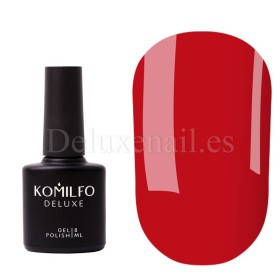 Base de color Confident Red Komilfo, Rojo Clásico, 8 ml