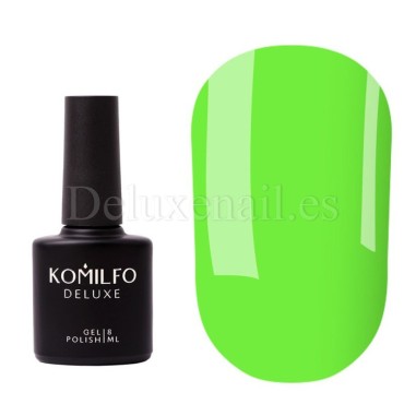 Base de color Kaleidoscopic 011 Komilfo, Verde Claro Neón, 8 ml