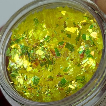 Foil "Vidrio roto" 06, Amarillo multicolor, 2,5 g.