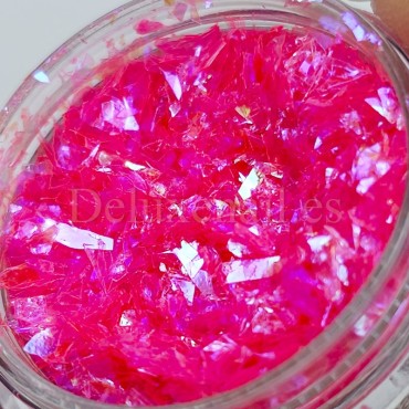 Foil "Vidrio roto" 13, Rosa multicolor, 2,5 g.