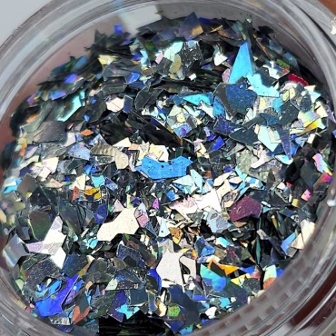 Foil "Vidrio roto" 30, Plata multicolor, 2,5 g.
