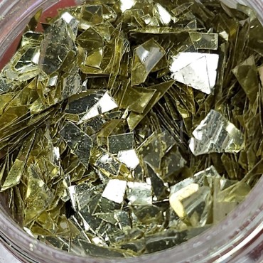 Foil "Vidrio roto" 33, Oro Blanco, 2,5 g.