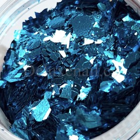 Foil "Vidrio roto" 57, Azul turquesa, 2,5 g.