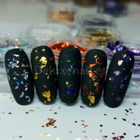 Foil "Vidrio roto" 15, Verde claro Multicolor, 2,5 g.