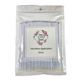 Microaplicadores (bastoncillos), Blanco, 100 Uds