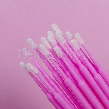 Microaplicadores (bastoncillos), Rosa, 100 Uds