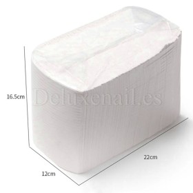 Alfombrillas desechables resistentes al agua de 3 capas, Blanco, Textura Gofrada, 46x33 cm, 125 uds