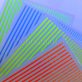 Pegatina adhesiva cinta, Coral mate neón