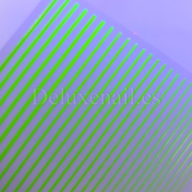 Pegatina adhesiva cinta, Verde mate neón