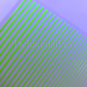 Pegatina adhesiva cinta, Verde mate neón