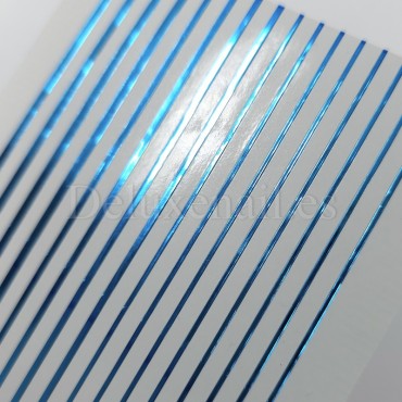 Pegatina adhesiva cinta, Azul metalizada