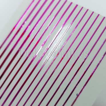 Pegatina adhesiva cinta, Rosa metalizada