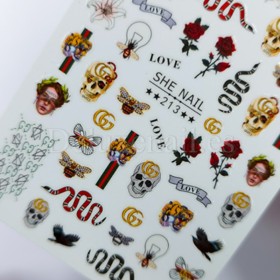 Pegatina adhesiva SN-213, Gucci