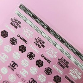 Pegatina adhesiva MO-83, Chanel Louis Vuitton