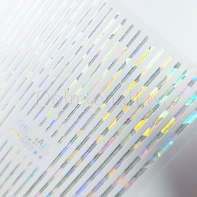 Pegatina adhesiva cinta, Plata holográfico