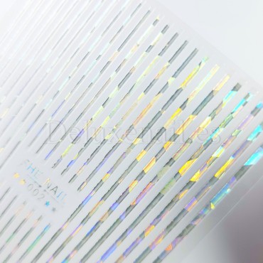 Pegatina adhesiva cinta, Plata holográfico