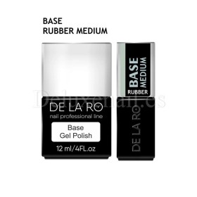 Base Rígida Rubber Medium DE LA RO, 12 ml