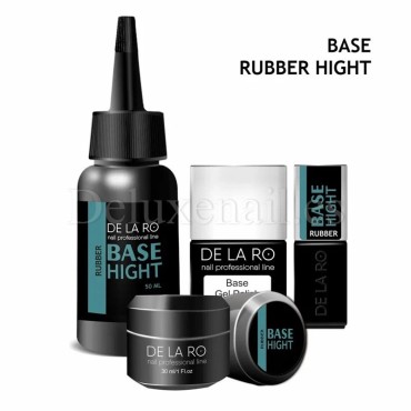 Rubber Hight DE LA RO, base rígida, transparente, 12 ml