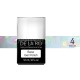 Base Rubber Crazy Mix 04 DE LA RO, base decorativa, azul con hexágonos, 12 ml