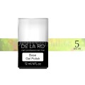 Base Rubber Crazy Mix 05 DE LA RO, base decorativa, verde claro con hexágonos, 12 ml