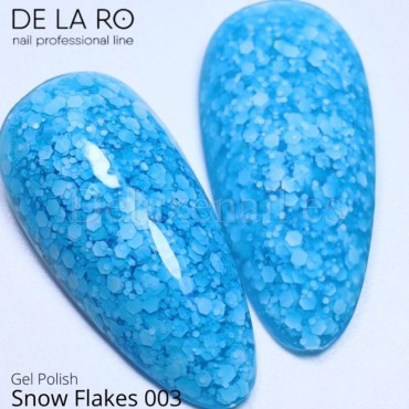 Esmalte Permanente Snow Flakes 003 DE LA RO, 10 ml