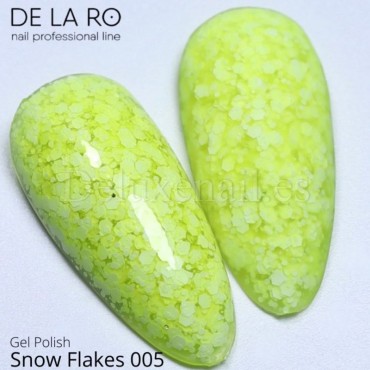 Esmalte Permanente Snow Flakes 005 DE LA RO, 10 ml