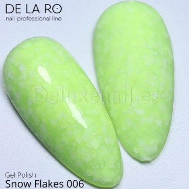 Esmalte Permanente Snow Flakes 006 DE LA RO, 10 ml