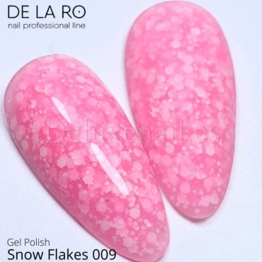 Esmalte Permanente Snow Flakes 009 DE LA RO, 10 ml