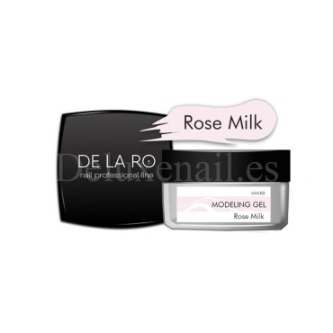 Gel Nude Rose Milk DE LA RO, 50 gr