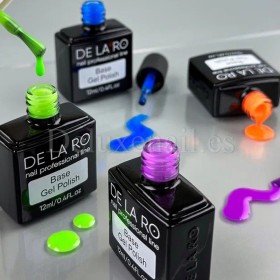 Base Neon Fantasy 04 DE LA RO, base de color rosa neón, 12 ml