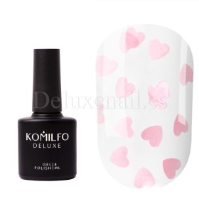 Top sin pegajosidad Komilfo L´amour Rose, con UV filtros, 8 ml