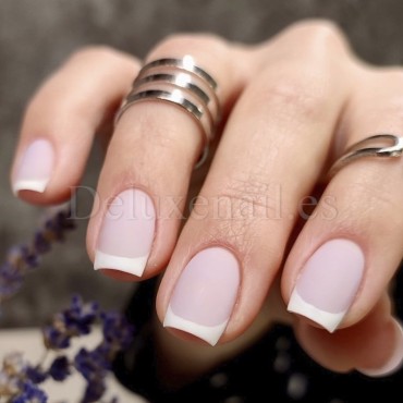 Gel Polish White 001 NAILSOFTHEDAY, esmalte semipermanente blanco, 10 ml