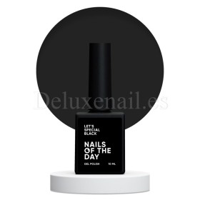 Gel Polish Black 33 NAILSOFTHEDAY, esmalte semipermanente blanco, 10 ml