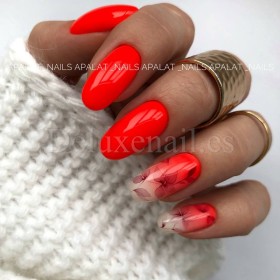 Gel Polish Candy 217 NAILSOFTHEDAY, esmalte semipermanente coral neón, 10 ml