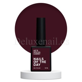 Esmalte Permanente Let’s special Cherry NAILSOFTHEDAY, Rojo oscuro, 10 ml