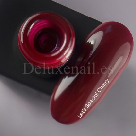 Gel Polish Cherry 361 NAILSOFTHEDAY, esmalte semipermanente rojo oscuro, 10 ml