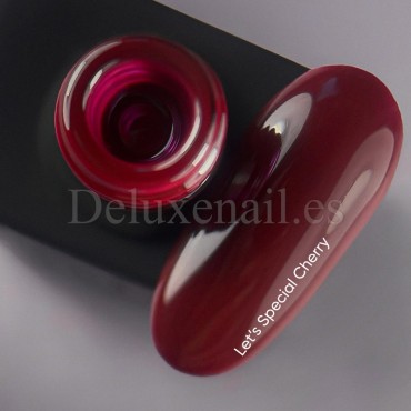 Gel Polish Cherry 361 NAILSOFTHEDAY, esmalte semipermanente rojo oscuro, 10 ml